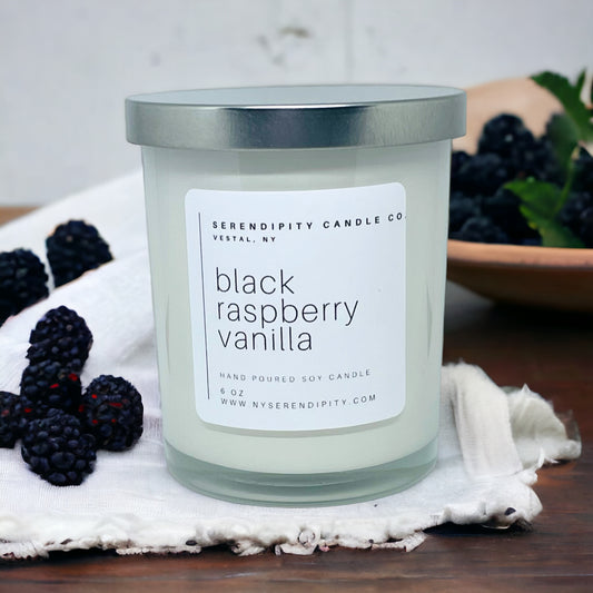 Black Raspberry Vanilla Soy Candle