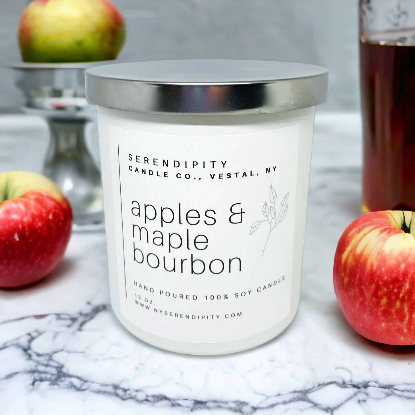 Apples & Maple Bourbon Soy Candle