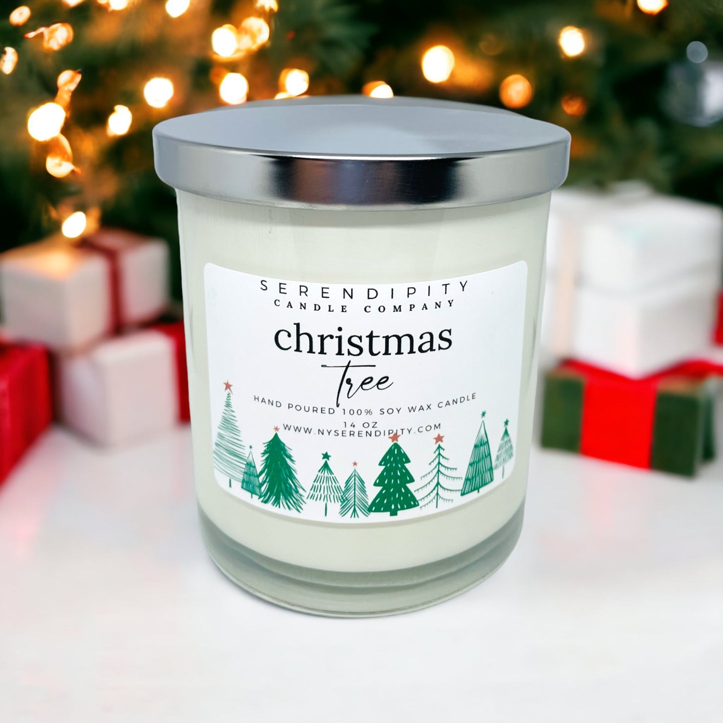 Christmas Tree Soy Candle