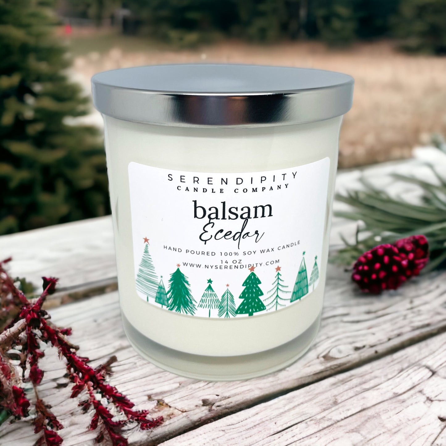 Balsam & Cedar Soy Candle