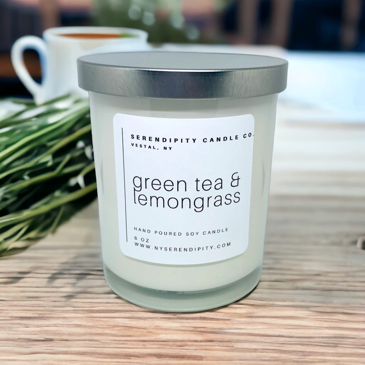Green Tea & Lemongrass Soy Candle