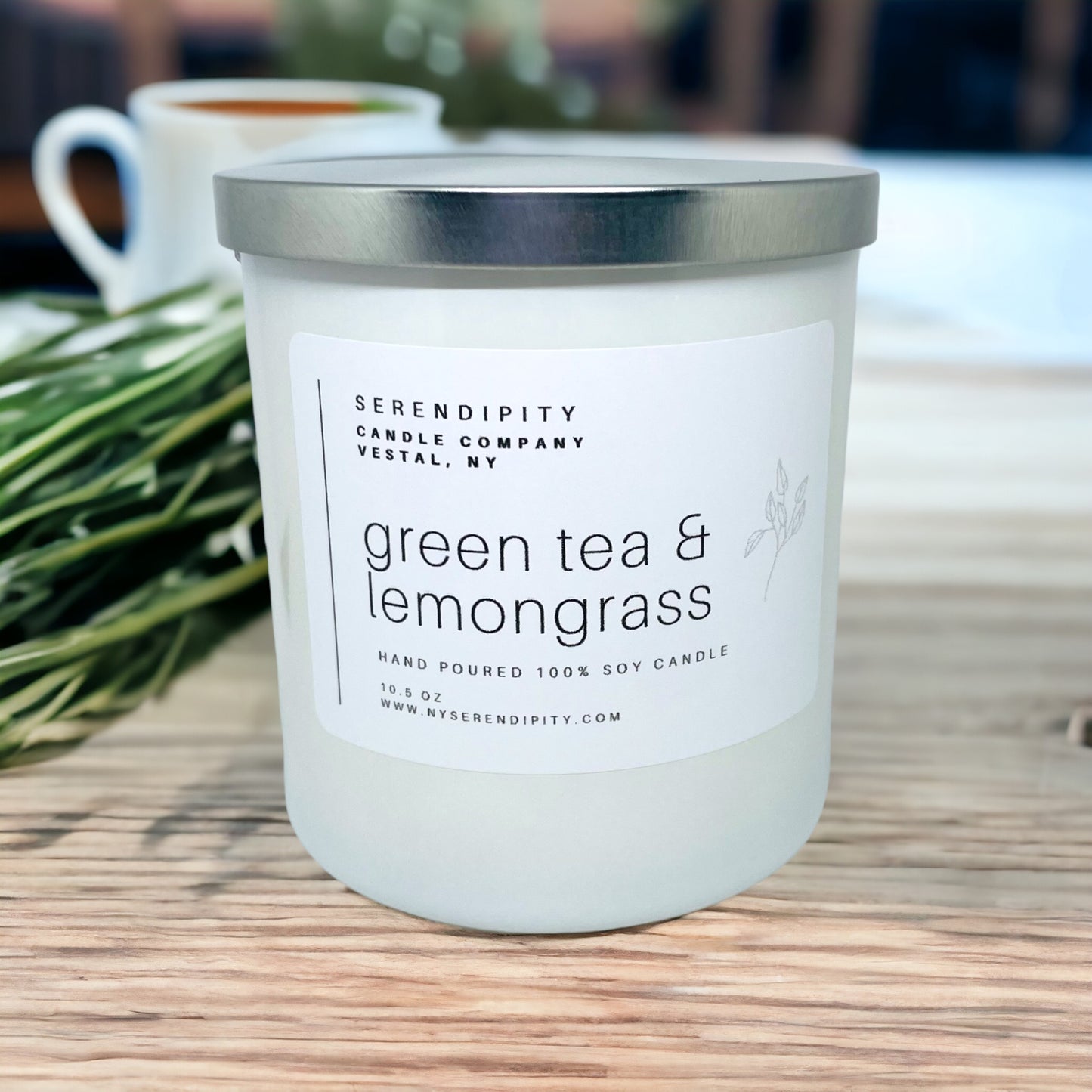 Green Tea & Lemongrass Soy Candle