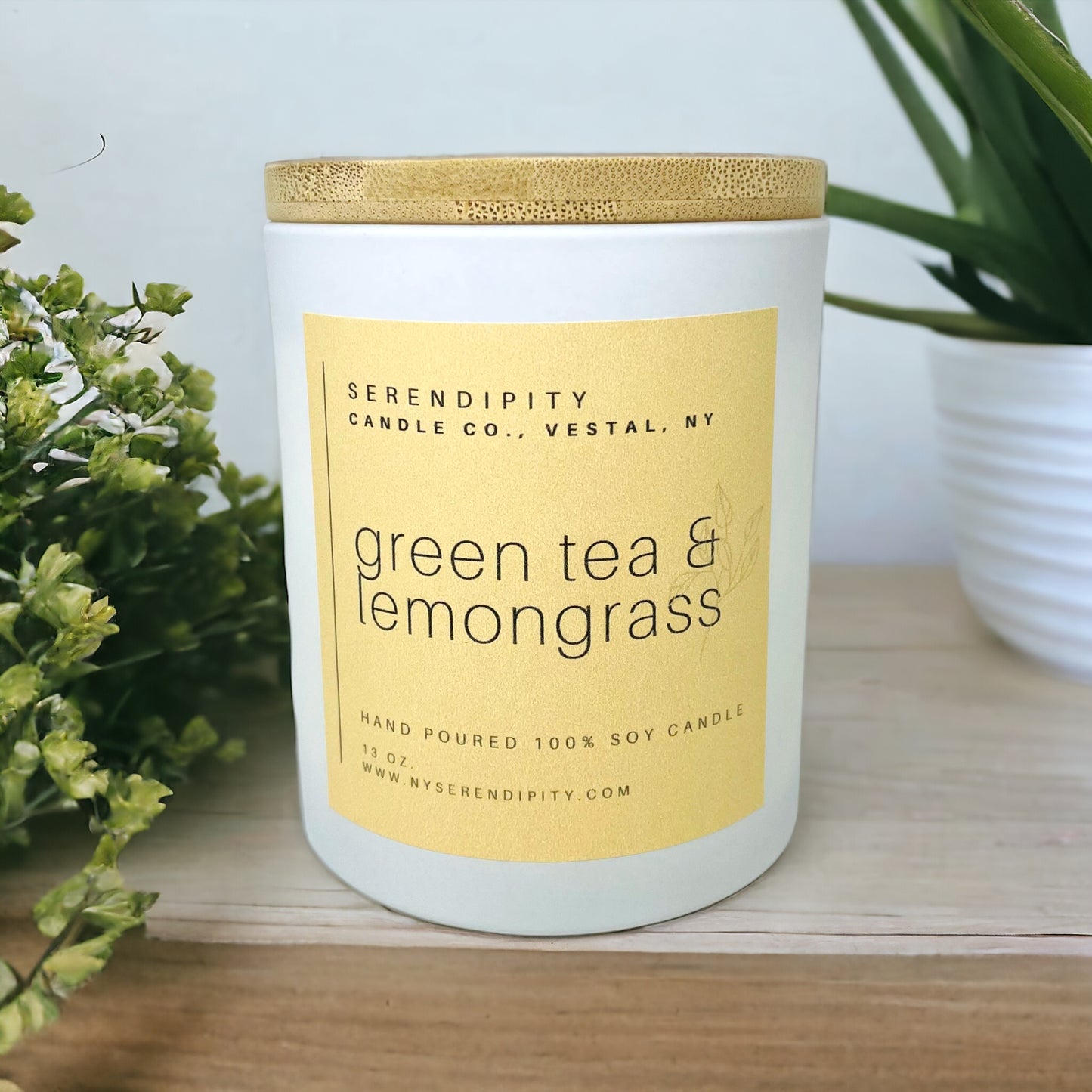 Green Tea & Lemongrass Soy Candle