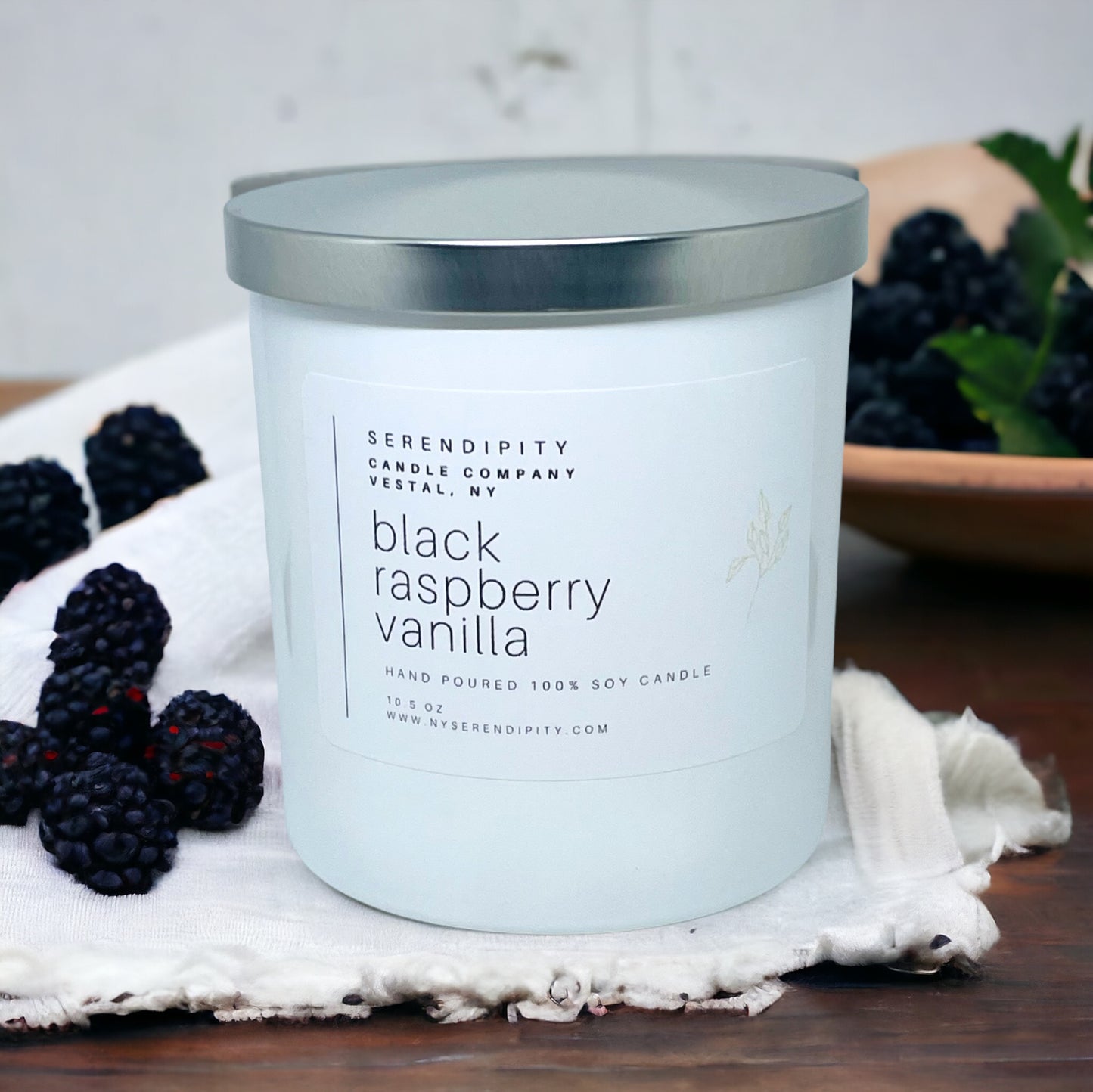 Black Raspberry Vanilla Soy Candle