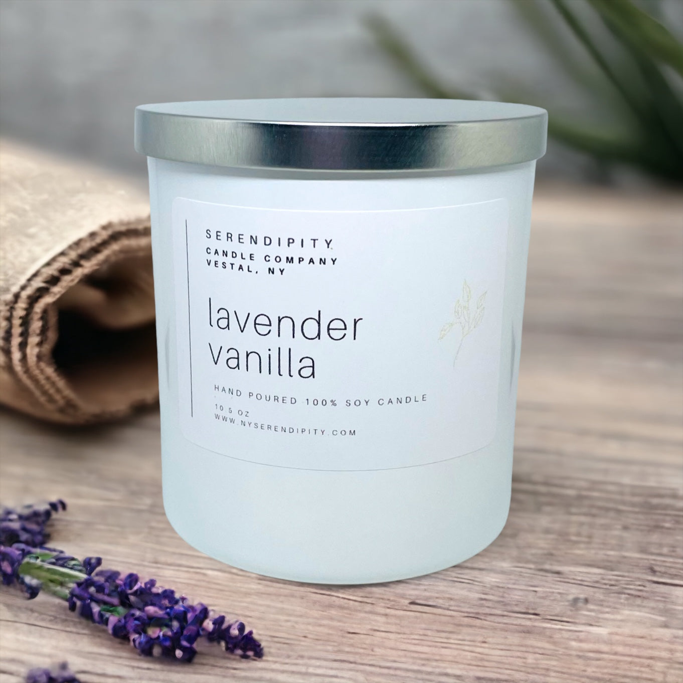 Lavender Vanilla Soy Candle