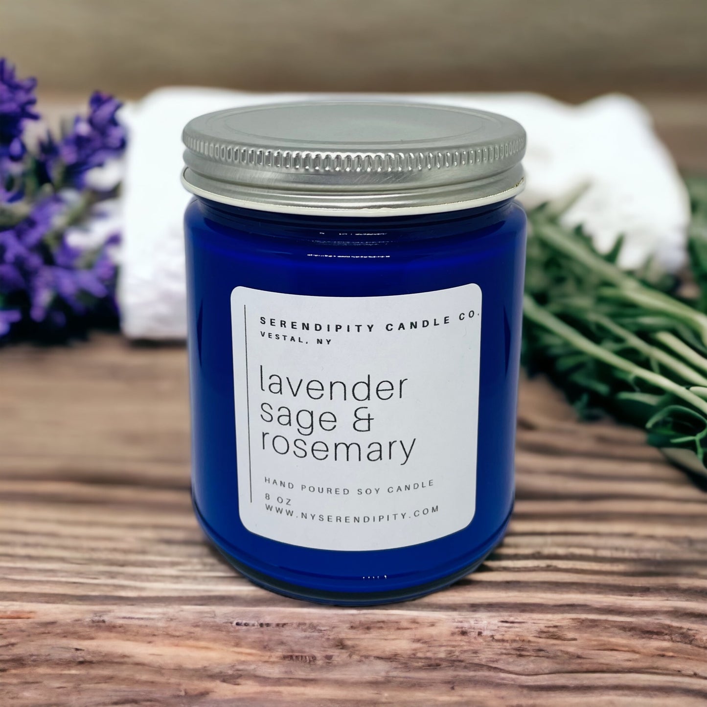 Lavender, Sage & Rosemary Soy Candle