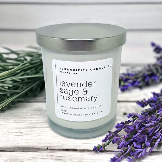 Lavender, Sage & Rosemary Soy Candle