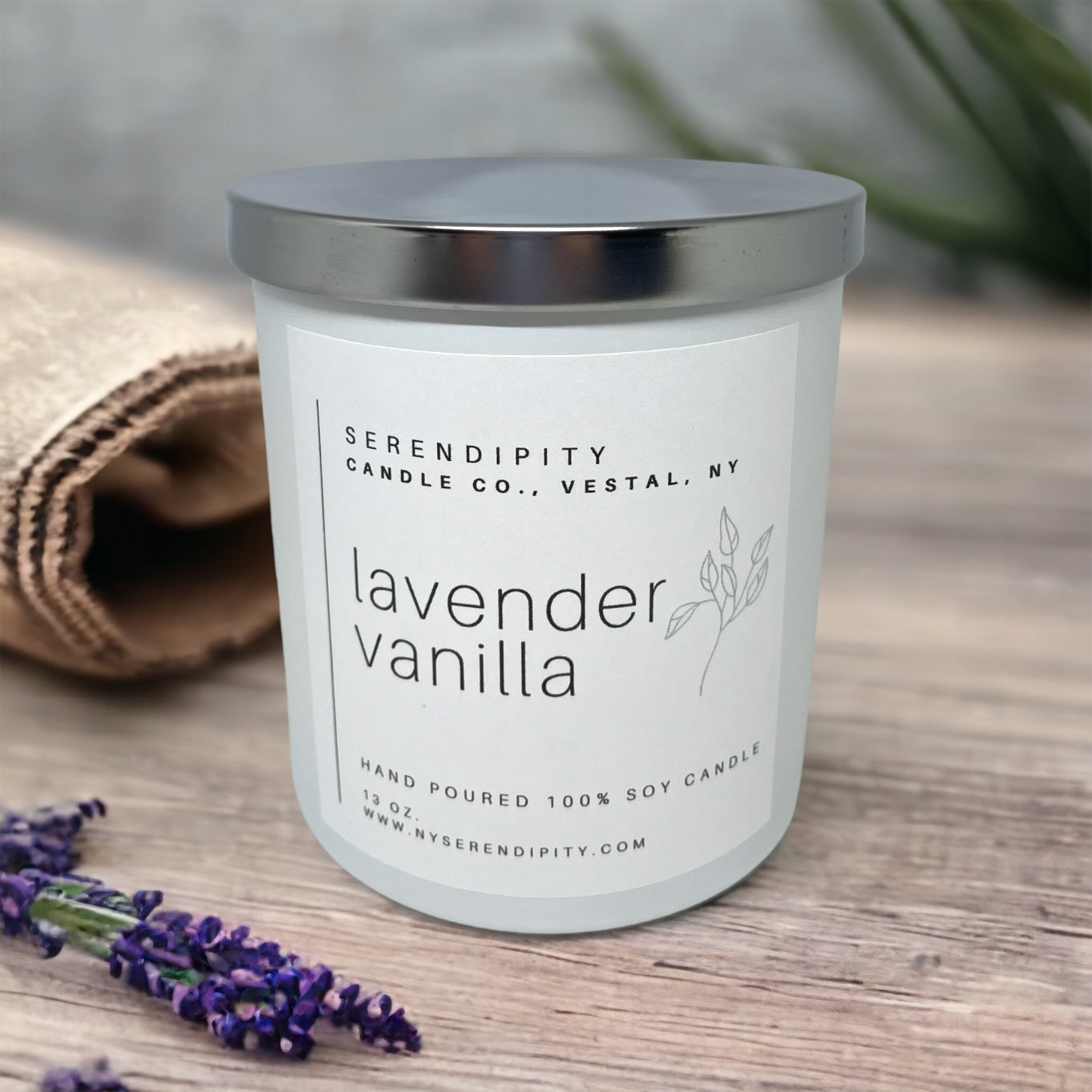 Lavender Vanilla Soy Candle