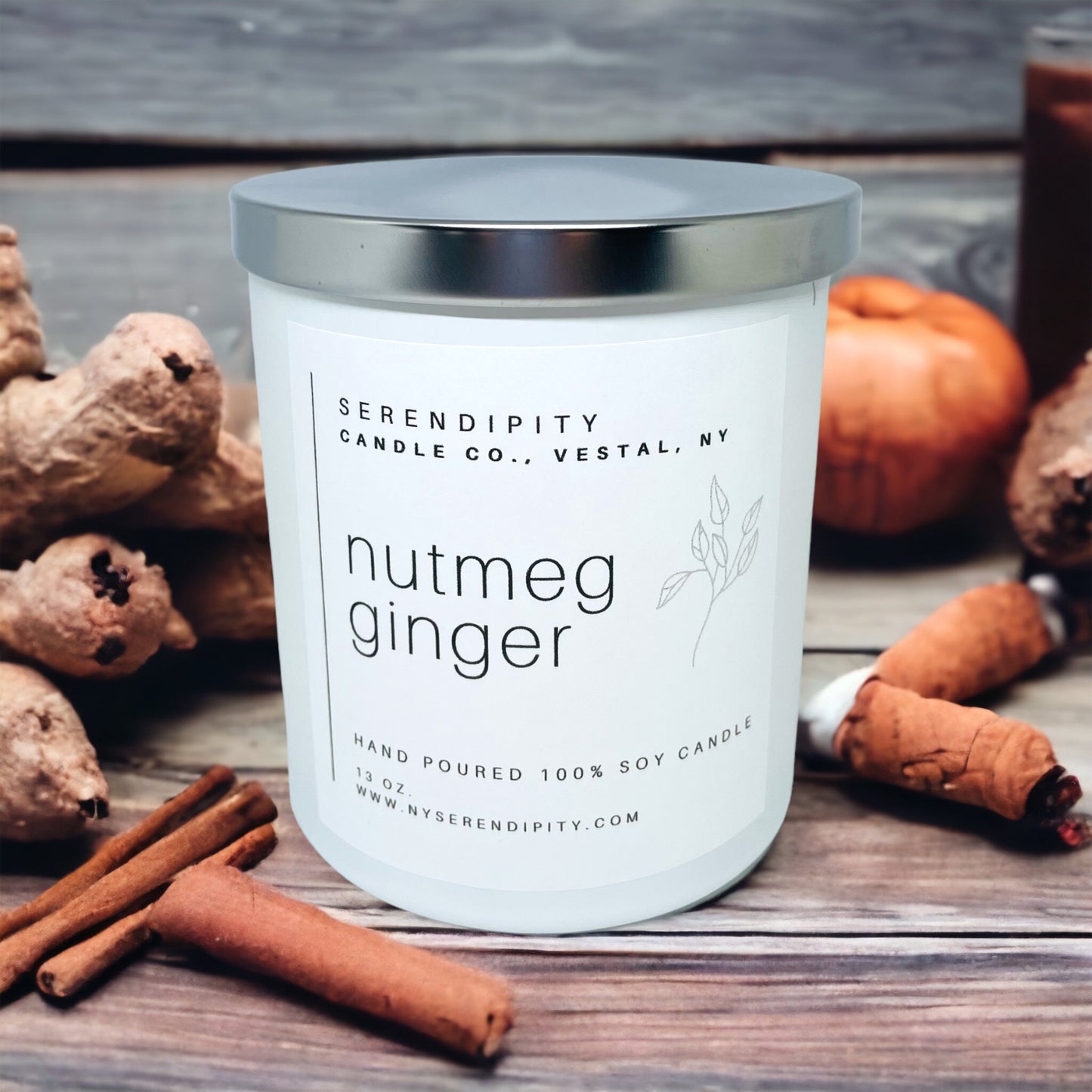 Nutmeg Ginger Soy Candle