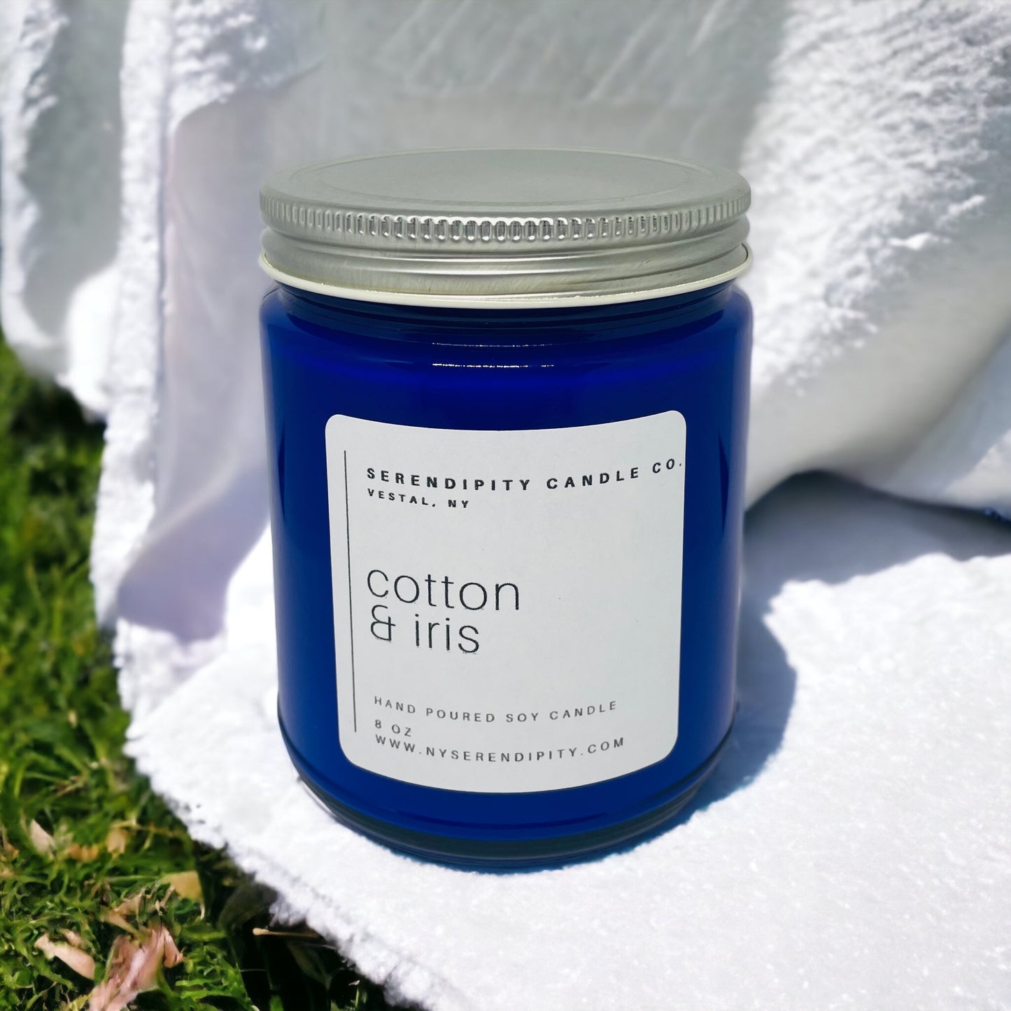 Cotton & Iris Soy Candle