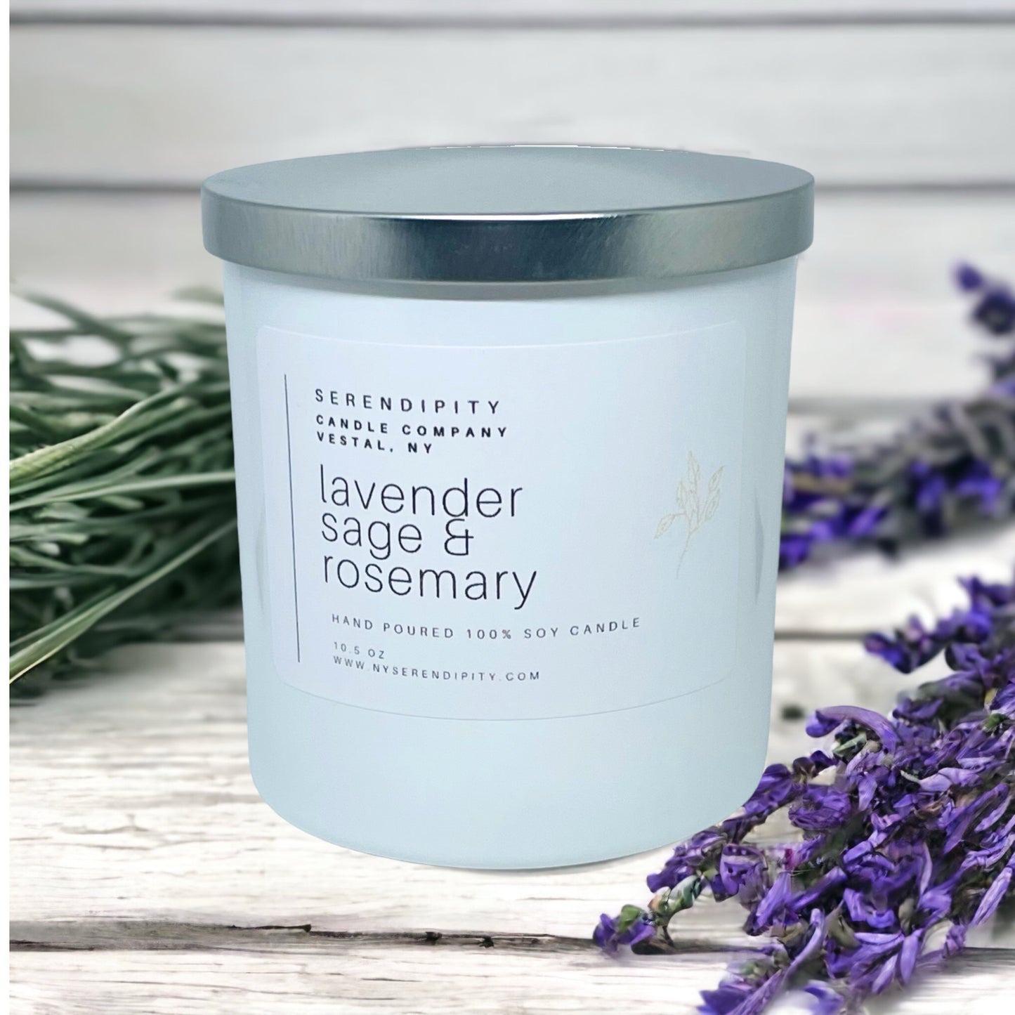 Lavender, Sage & Rosemary Soy Candle