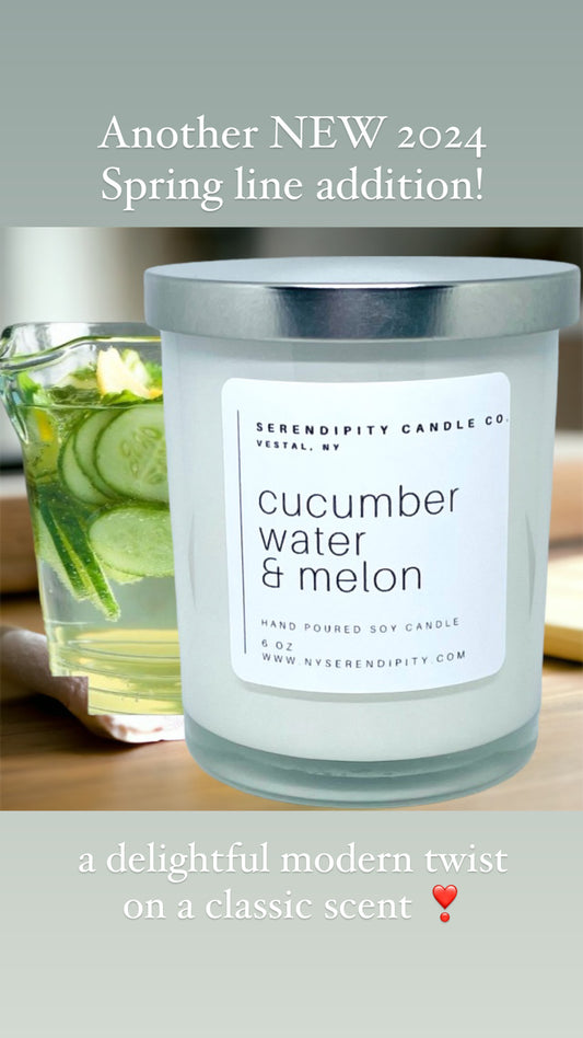Cucumber Water & Melon Soy Candle
