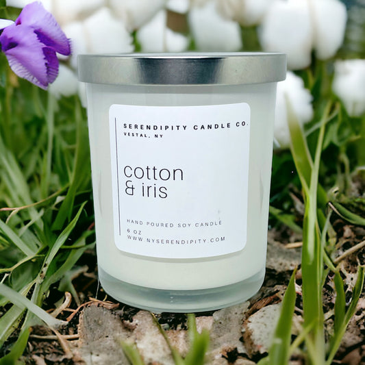 Cotton & Iris Soy Candle