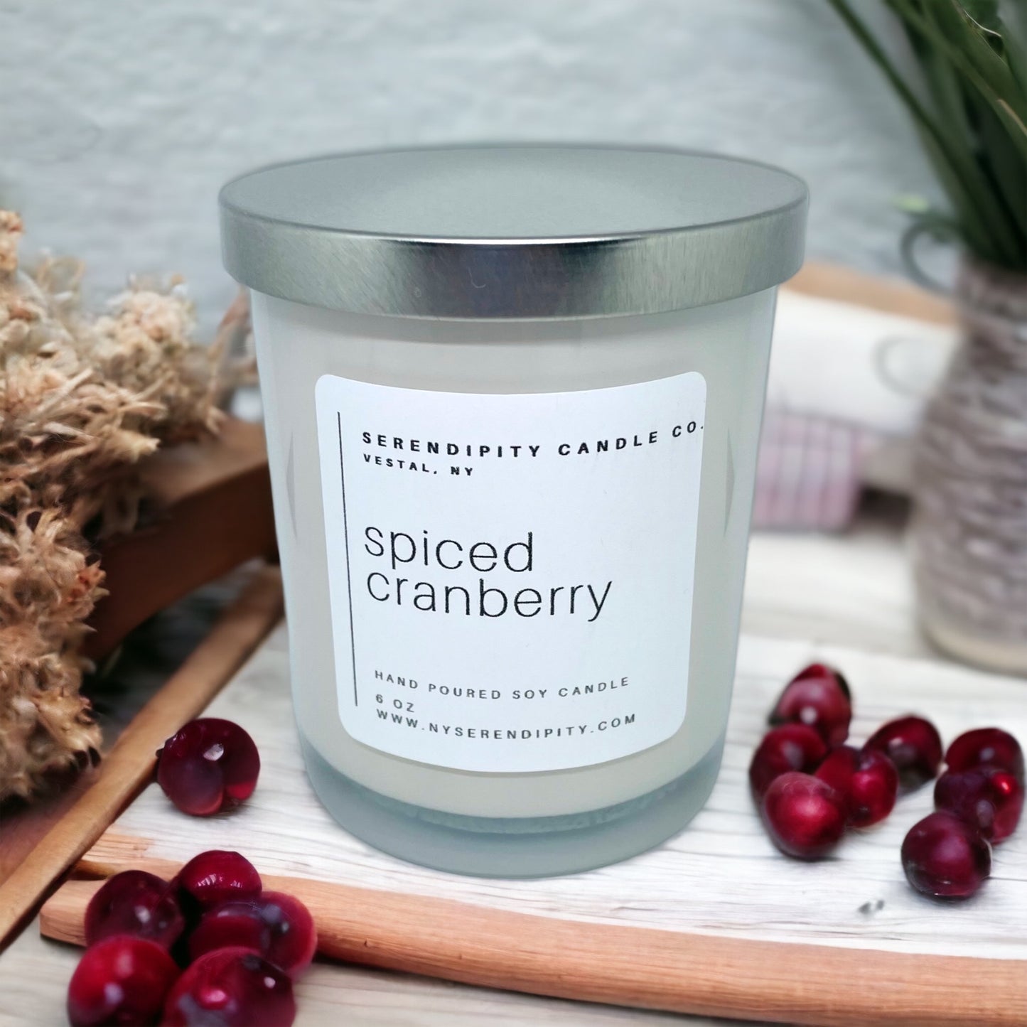 Spiced Cranberry Soy Candle